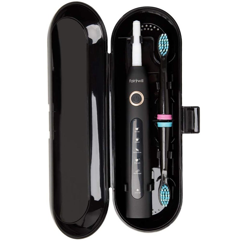 Nincha Plastic Electric Toothbrush Travel Case for Fairywill/TEETHEORY/Seago/Dnsly Series Sonic Electric Toothbrush, Black - Image 5
